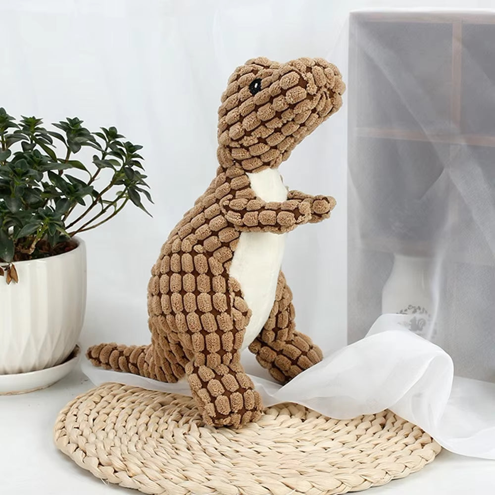DinoPals – Plush Dinosaur Chew Toy for Pets