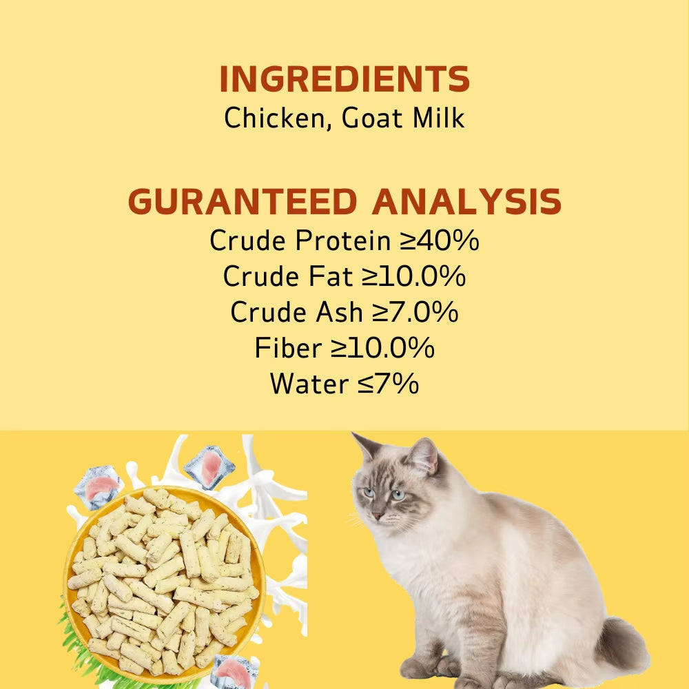 PurrBite – Chicken Cat Grass Milk Sticks