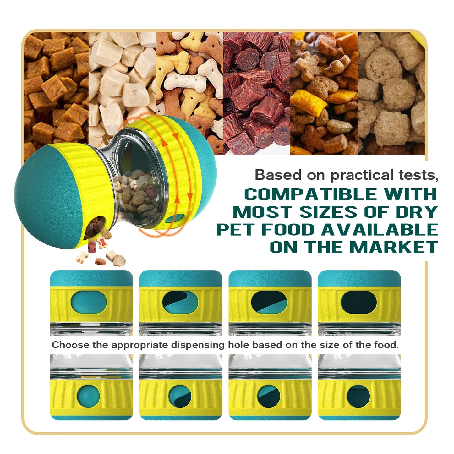 RolliFeast – Treat Dispensing Slow Feeder Ball