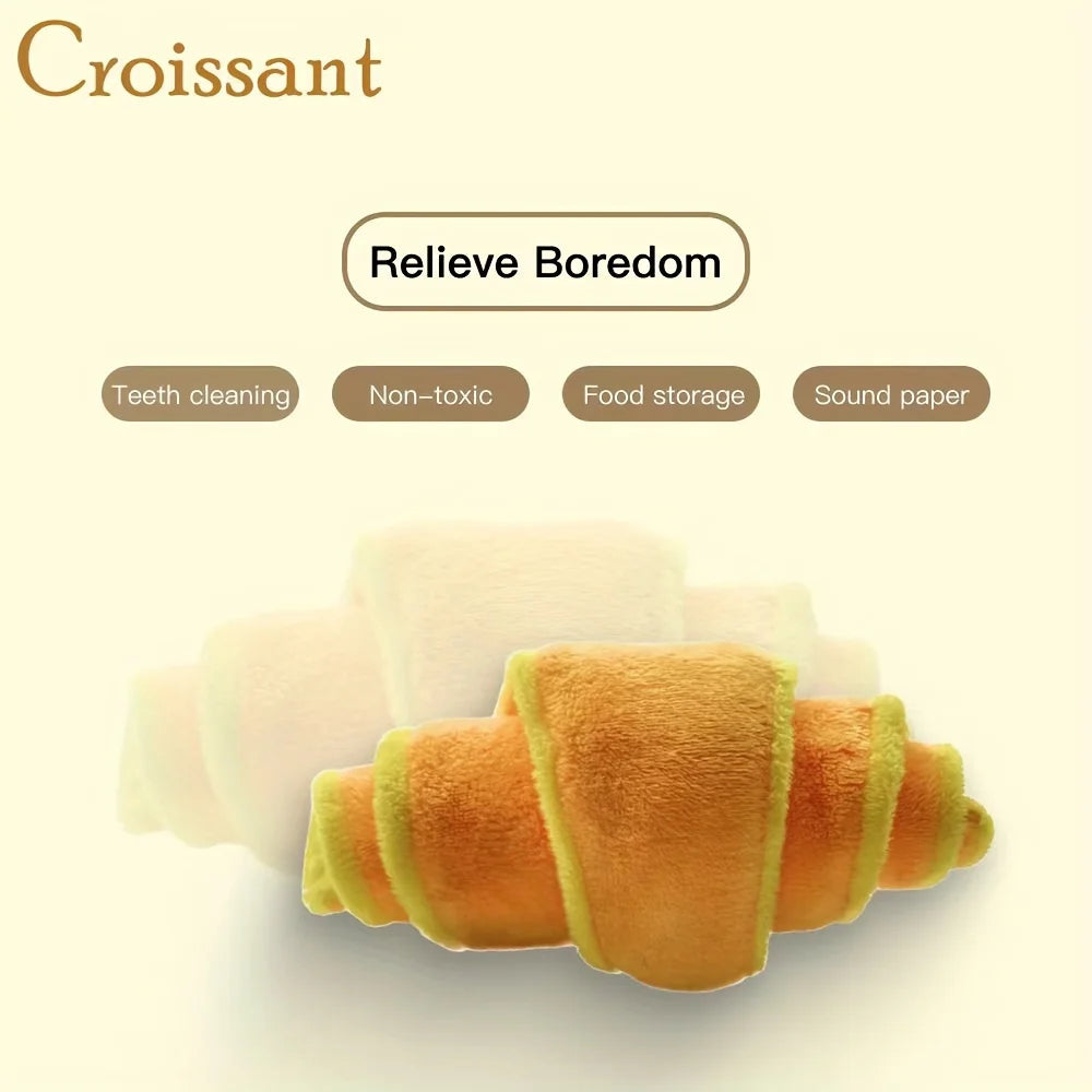 Croissniff – Plush Squeaky Dog Toy