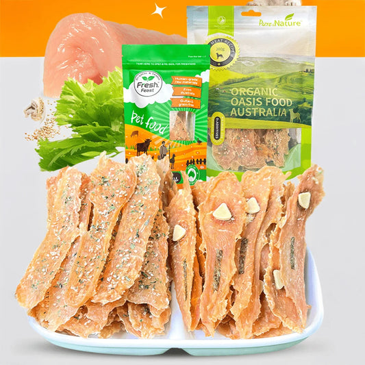 BarkBites – Sesame Celery Chicken Jerky