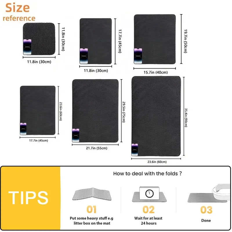 PawMat – Double Layer Cat Litter Mat