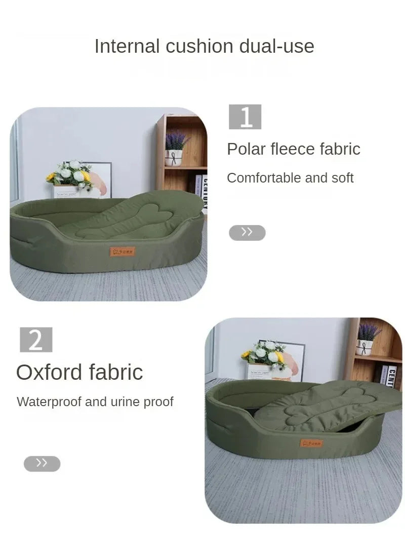 CozyPaws – Fluffy Pet Sofa Bed
