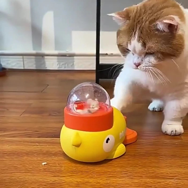 DuckChase – Interactive Cat Snack Launcher Toy