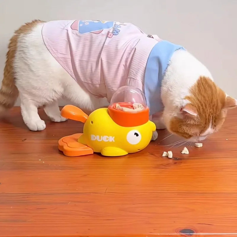 DuckChase – Interactive Cat Snack Launcher Toy
