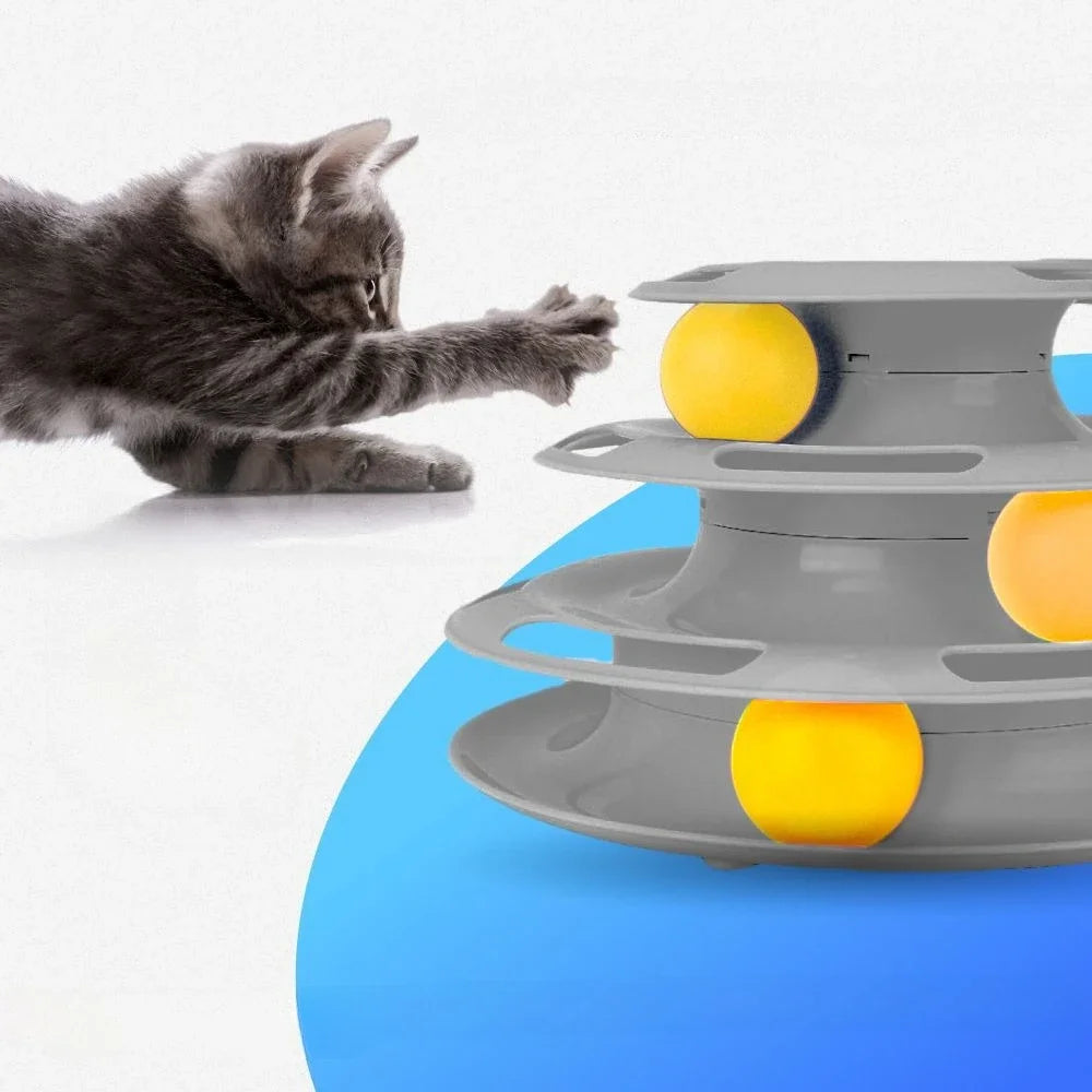 WhiskerPlay – Interactive Tower Cat Toy