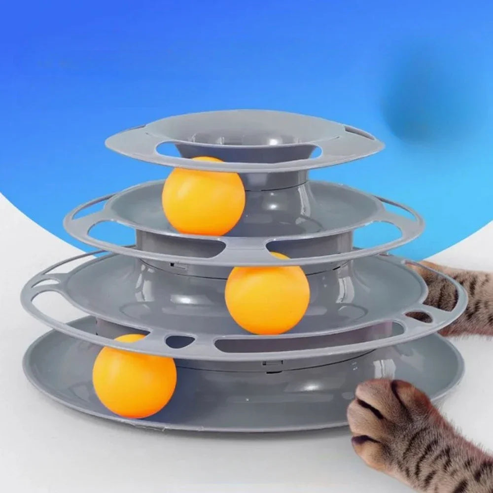 WhiskerPlay – Interactive Tower Cat Toy