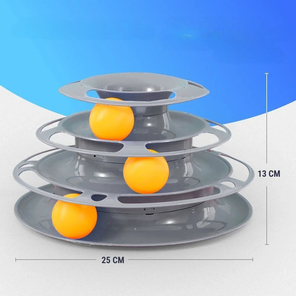 WhiskerPlay – Interactive Tower Cat Toy