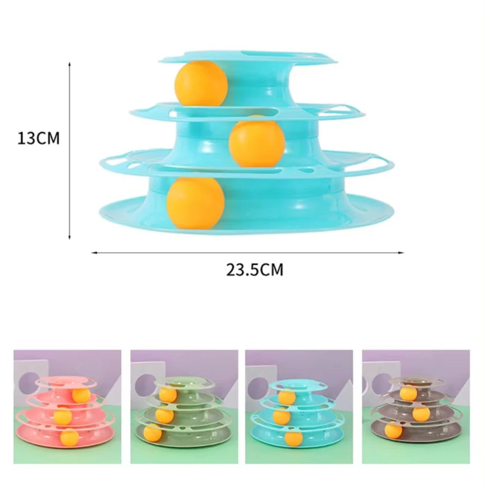 WhiskerPlay – Interactive Tower Cat Toy
