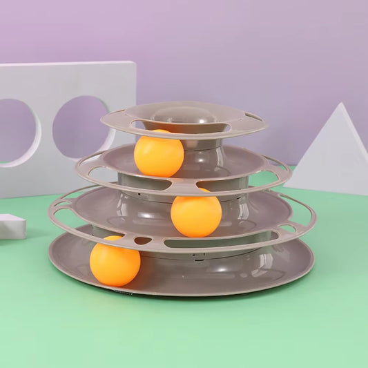 WhiskerPlay – Interactive Tower Cat Toy