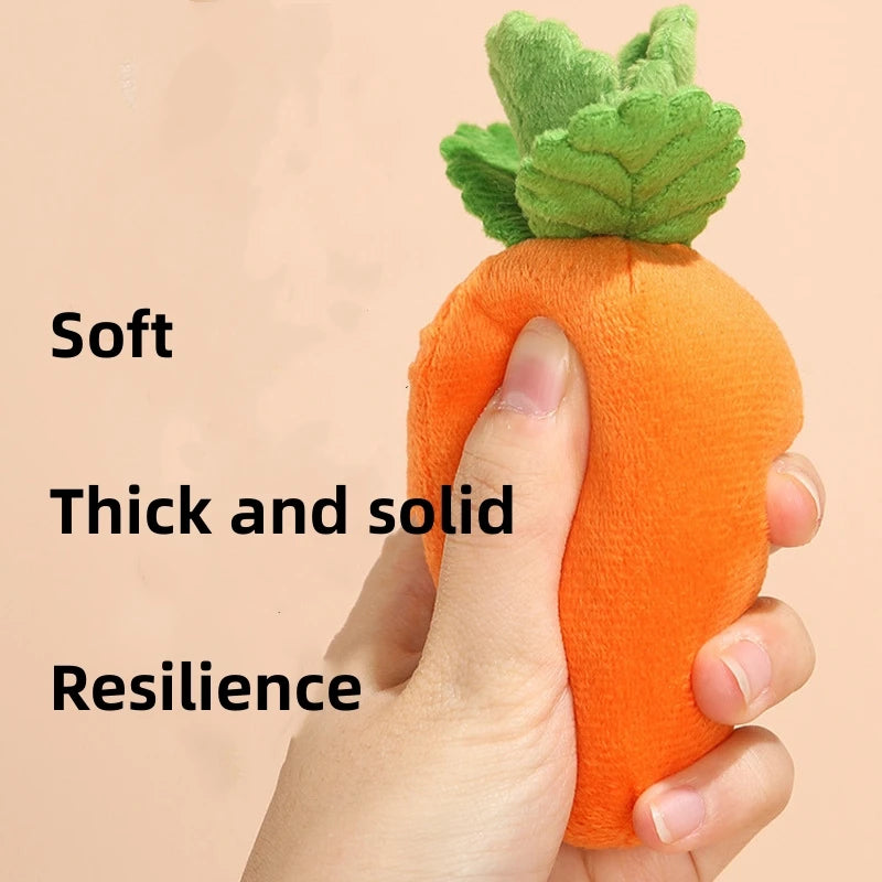 SniffRoot – Carrot Plush Puzzle Toy for Dogs