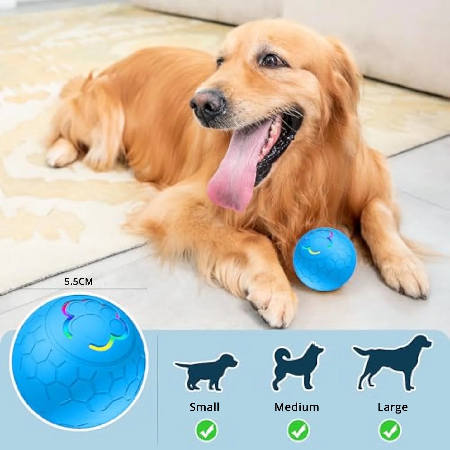 LumiPaw – Smart LED Dog Ball