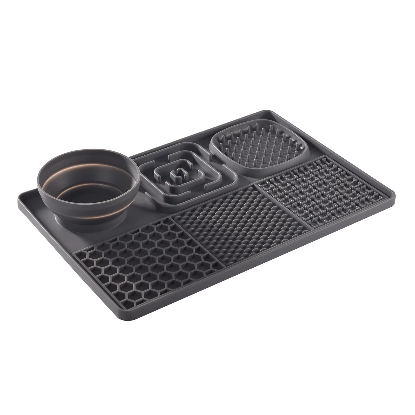 PawLickEase – Silicone Dog Licking Pad & Slow Feeder