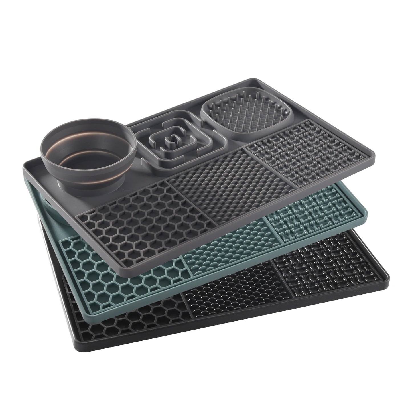 PawLickEase – Silicone Dog Licking Pad & Slow Feeder