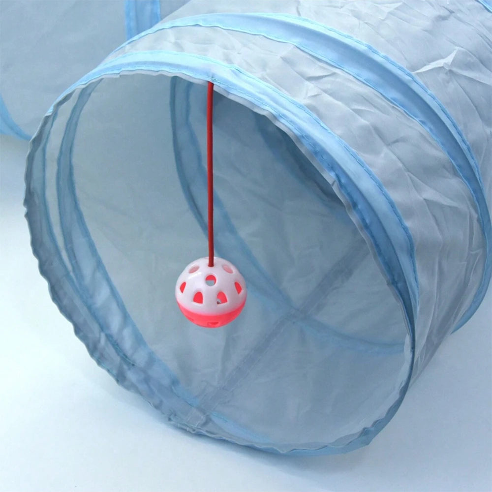 PurrWay – 3-Way Foldable Cat Tunnel Toy