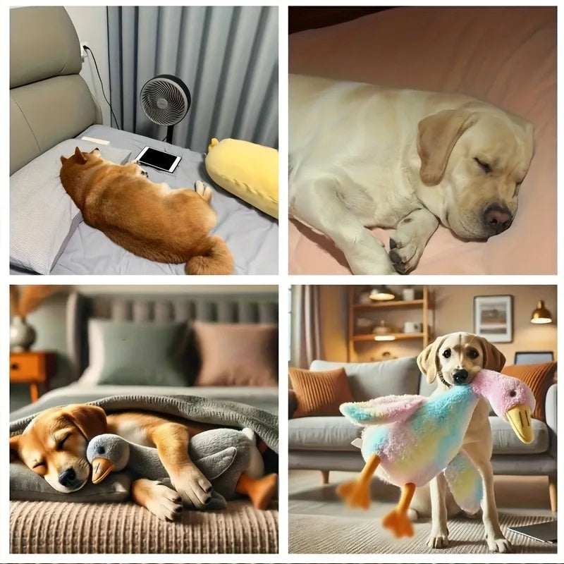 QuackEase – 50cm Soft Plush Duck Toy for Pets