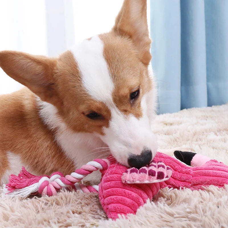 PawWhimsy – Animal Corduroy Squeaky Dog Toy