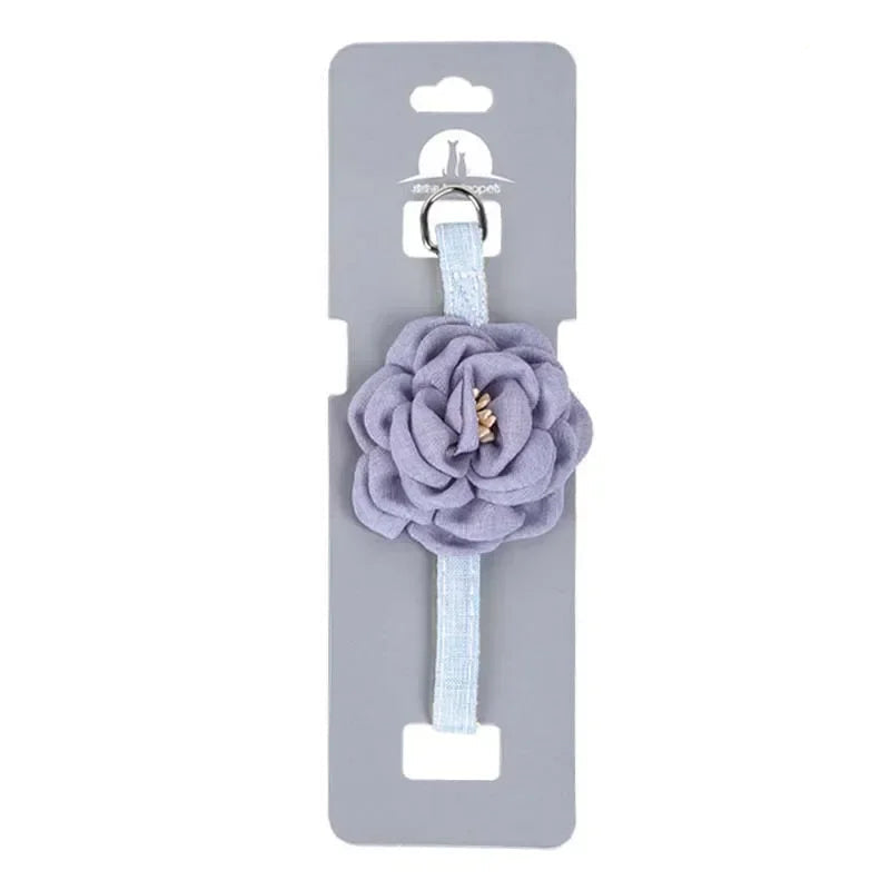 PawBlossom – Camellia Flower Pet Collar