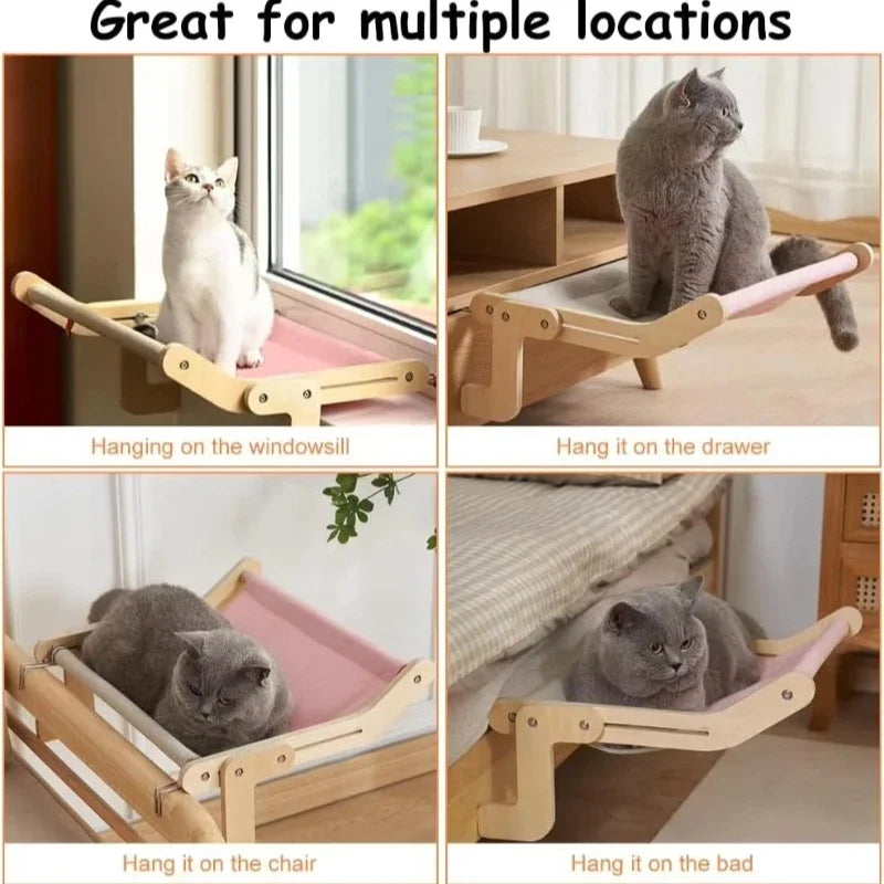 WhiskerLounge – Window Hammock Bed for Cats