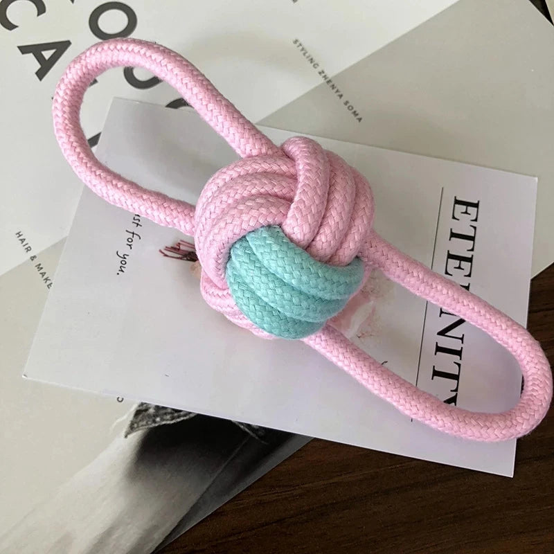 TugTailz – 6Pcs Durable Cotton Rope Dog Toy Set