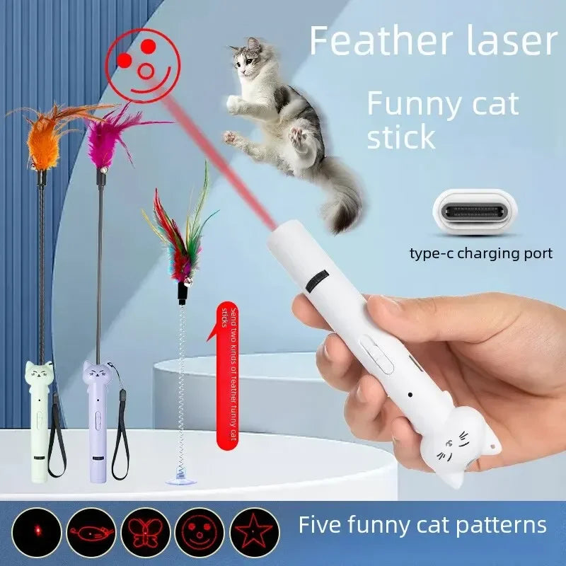 LumePaw – USB Rechargeable Laser Cat Teaser Stick