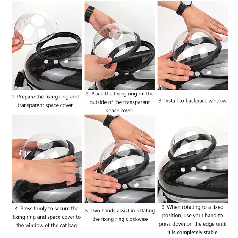 AstroPaw – Space Capsule Pet Backpack Carrier