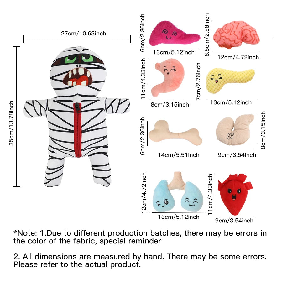 Mummora – Halloween Plush Pet Toy Set