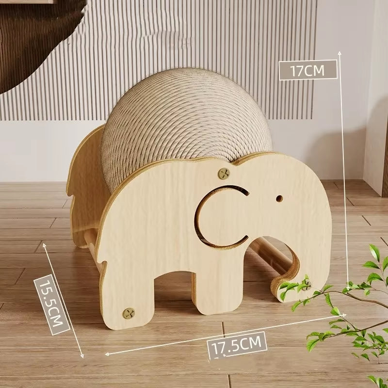 FelineSpin – Sisal Rope Cat Scratcher Ball Toy