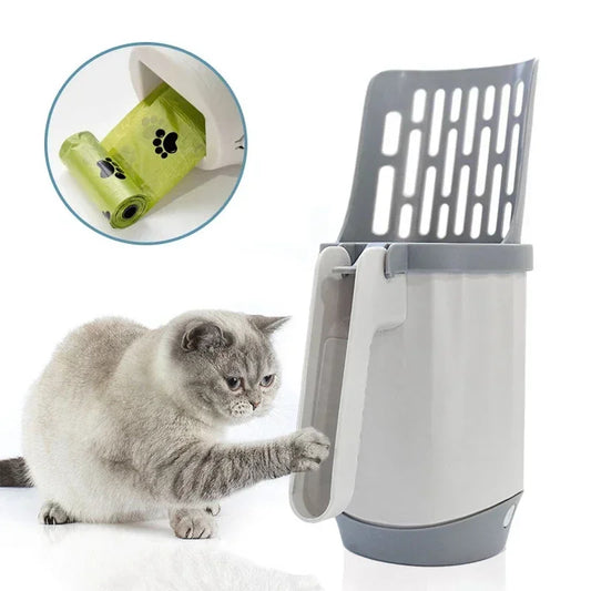 LitterMate – Cat Litter Scoop & Semi-Enclosed Litter Box
