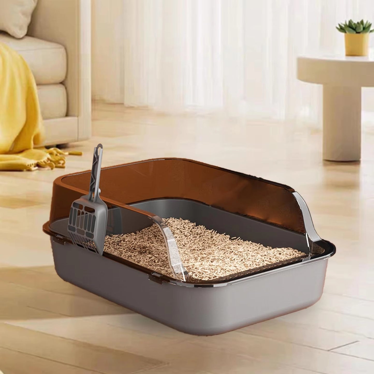LitterMate – Cat Litter Scoop & Semi-Enclosed Litter Box