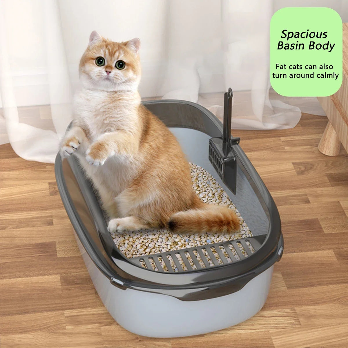 LitterMate – Cat Litter Scoop & Semi-Enclosed Litter Box