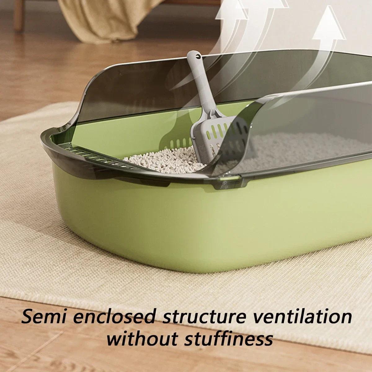 LitterMate – Cat Litter Scoop & Semi-Enclosed Litter Box
