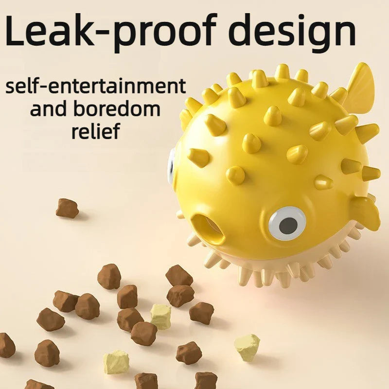 BounceFish – TPR Bouncing Dog Toy with Sound