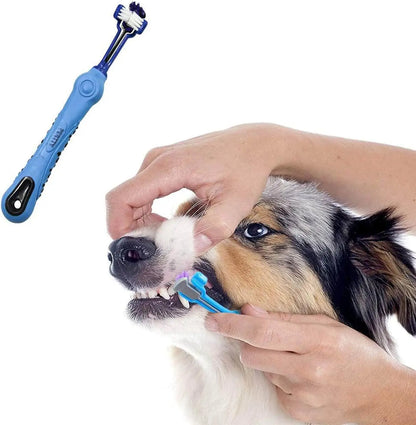 PetSmile – 2-Piece Three-Sided Pet Toothbrush Set