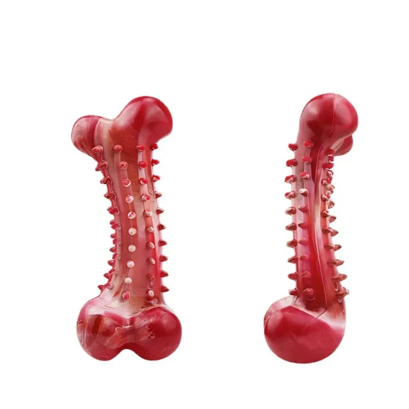 ChewStrong – Natural Rubber Dog Teeth Cleaning Bone Toy