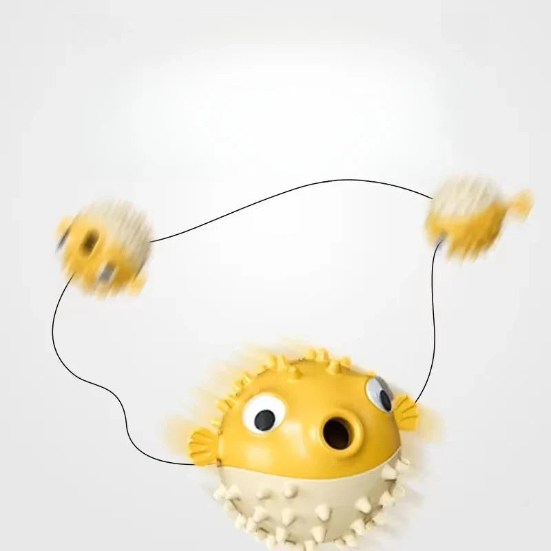 BounceFish – TPR Bouncing Dog Toy with Sound