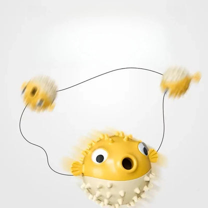 BounceFish – TPR Bouncing Dog Toy with Sound