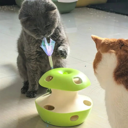 CattySpin – Electric Apple-Shaped Cat Toy