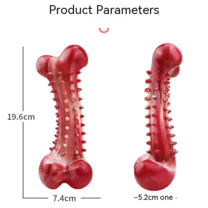 ChewStrong – Natural Rubber Dog Teeth Cleaning Bone Toy