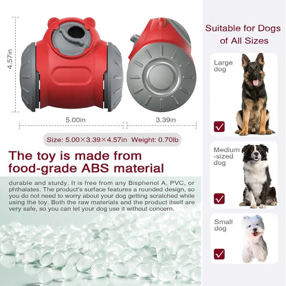 SmartBite – Red Interactive Dog Slow-Feed Toy