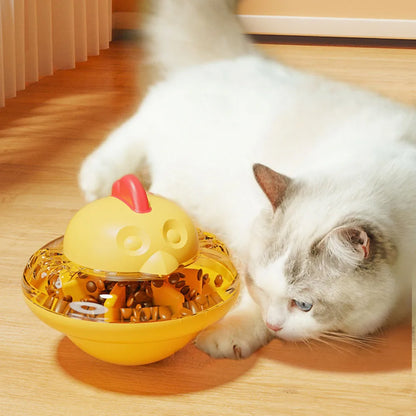 FurFly – UFO Shaped Interactive Pet Toy & Slow Feeder