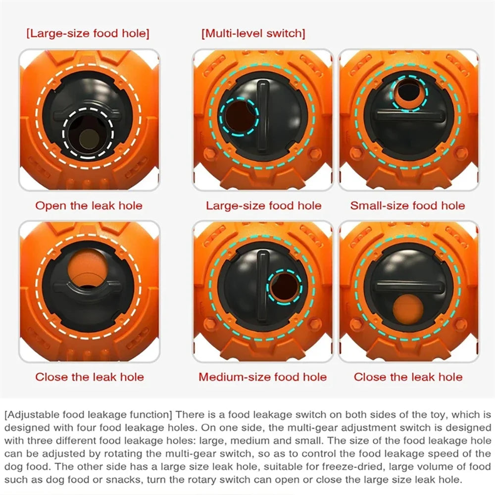 FeederFun – Large Adjustable Slow-Feed Dog Toy