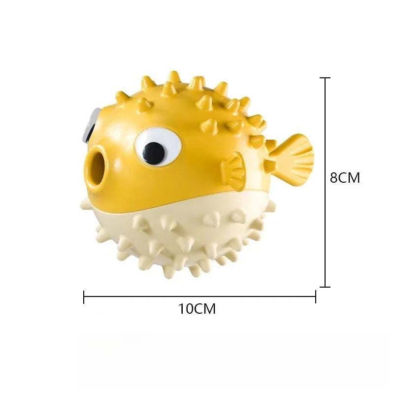 BounceFish – TPR Bouncing Dog Toy with Sound