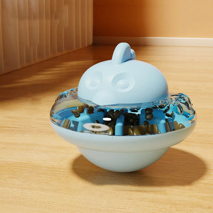 FurFly – UFO Shaped Interactive Pet Toy & Slow Feeder