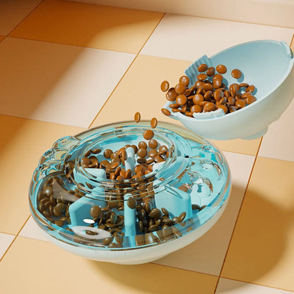 FurFly – UFO Shaped Interactive Pet Toy & Slow Feeder