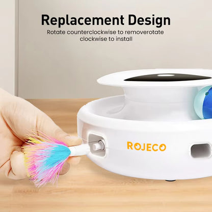 PouncePlay – 2-in-1 Interactive Pet Toy Set