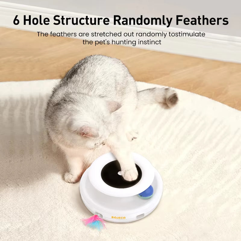PouncePlay – 2-in-1 Interactive Pet Toy Set