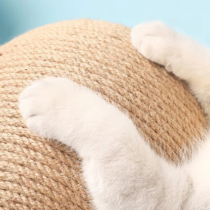 ClawGlobe – Sisal Rope Cat Scratching Ball Toy