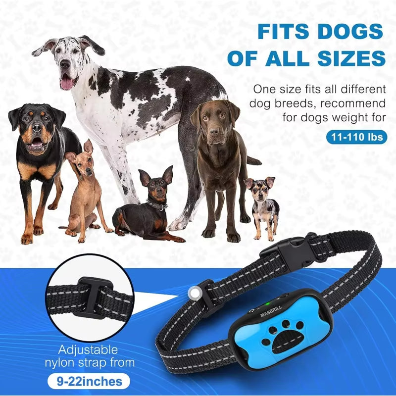 BarkEase – Rechargeable Anti-Barking Collar