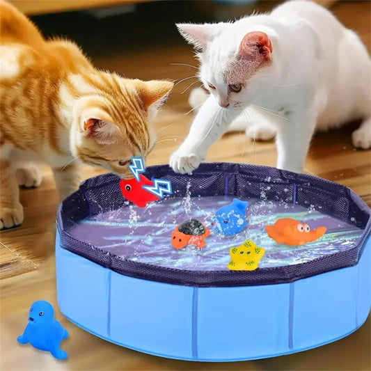 PawSplash – Foldable Pet Bath & Play Pool